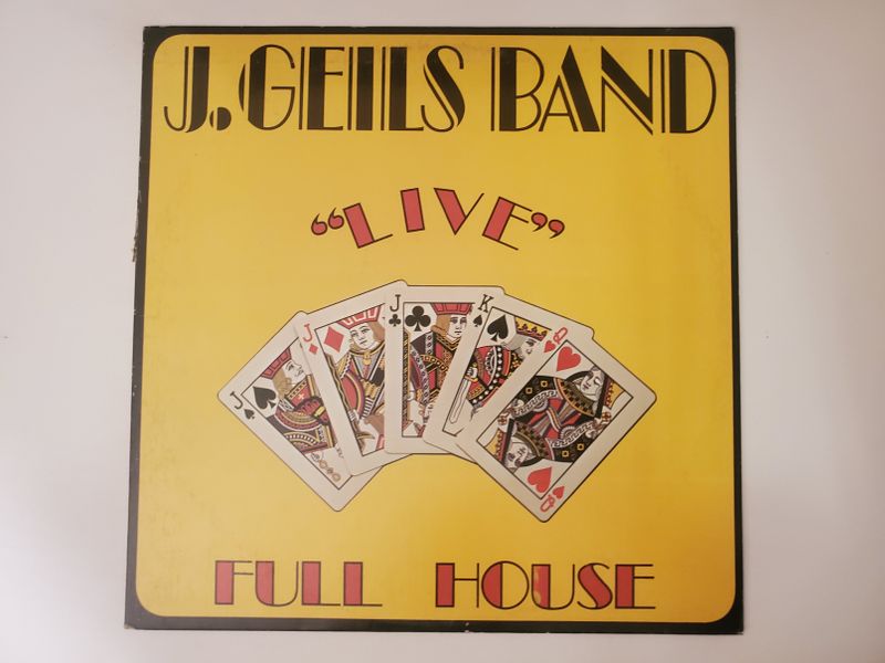 J. Geils Band Live Full House vinyl record